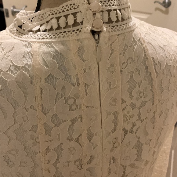 Beautiful lace - cream- dress - Picture 3 of 4